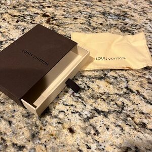 Louis Vuitton Brown and Cream Box with Dust Bag